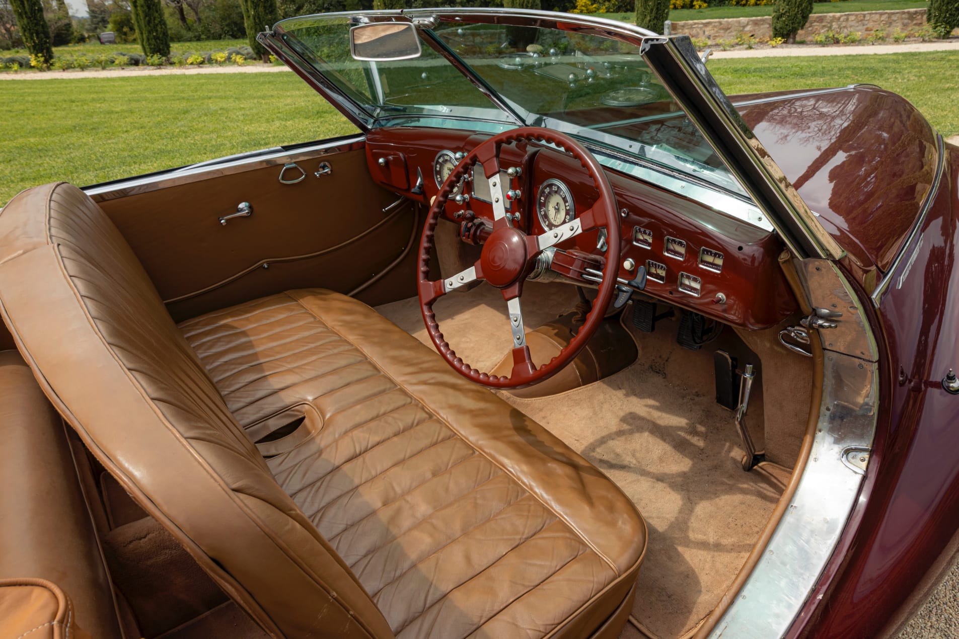 DELAHAYE 135 ms Cabriolet Saoutchik 1950