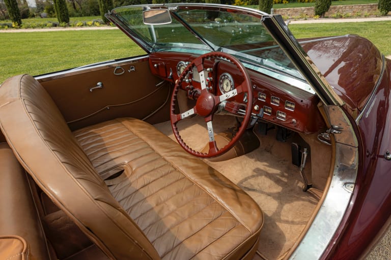 DELAHAYE 135 ms Cabriolet Saoutchik 1950