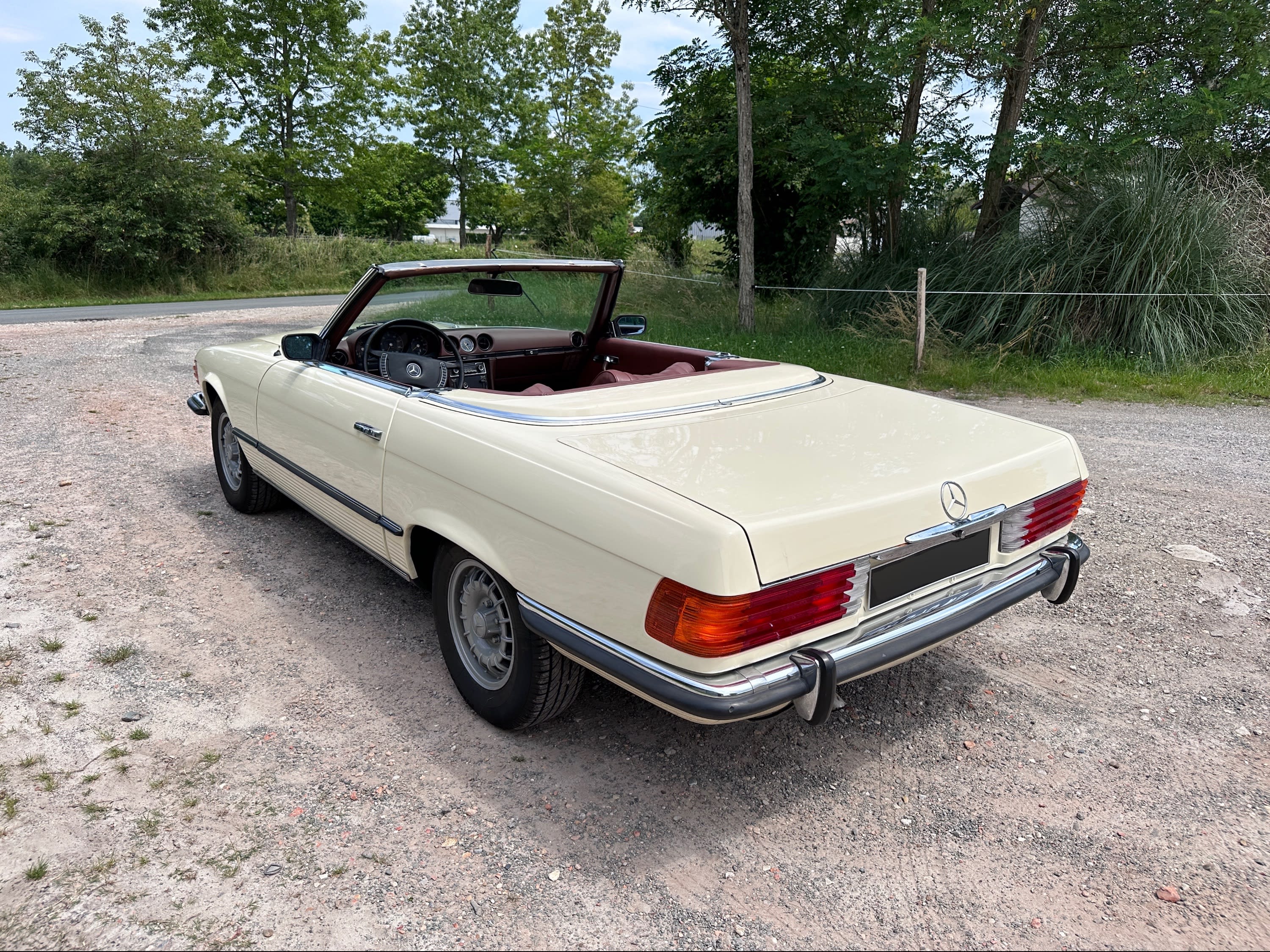 MERCEDES BENZ 450 Sl R107 1973 occasion extérieur (2)