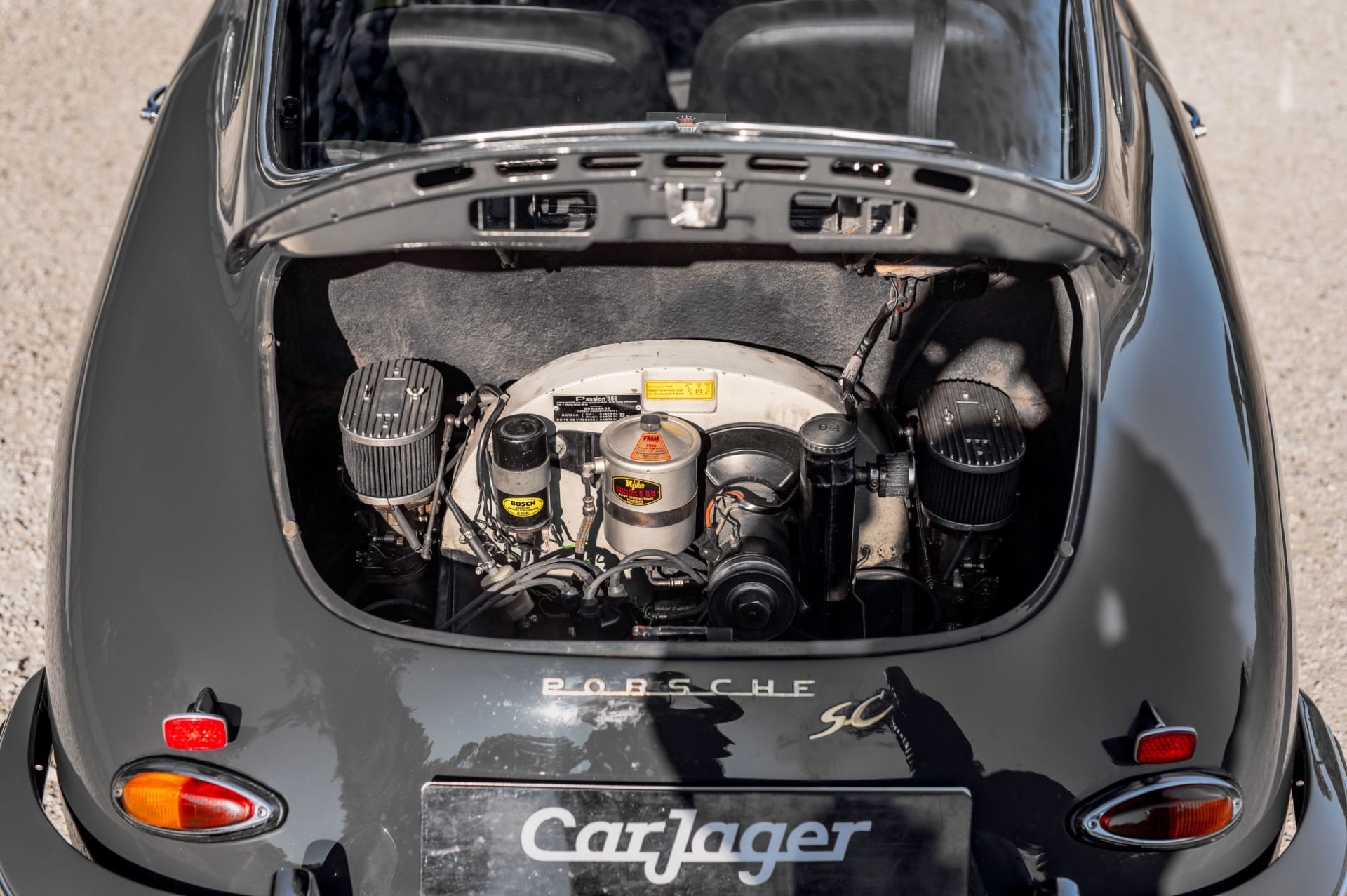 PORSCHE 356 C 1600 Sc Karmann  1965 occasion mécanique (1)