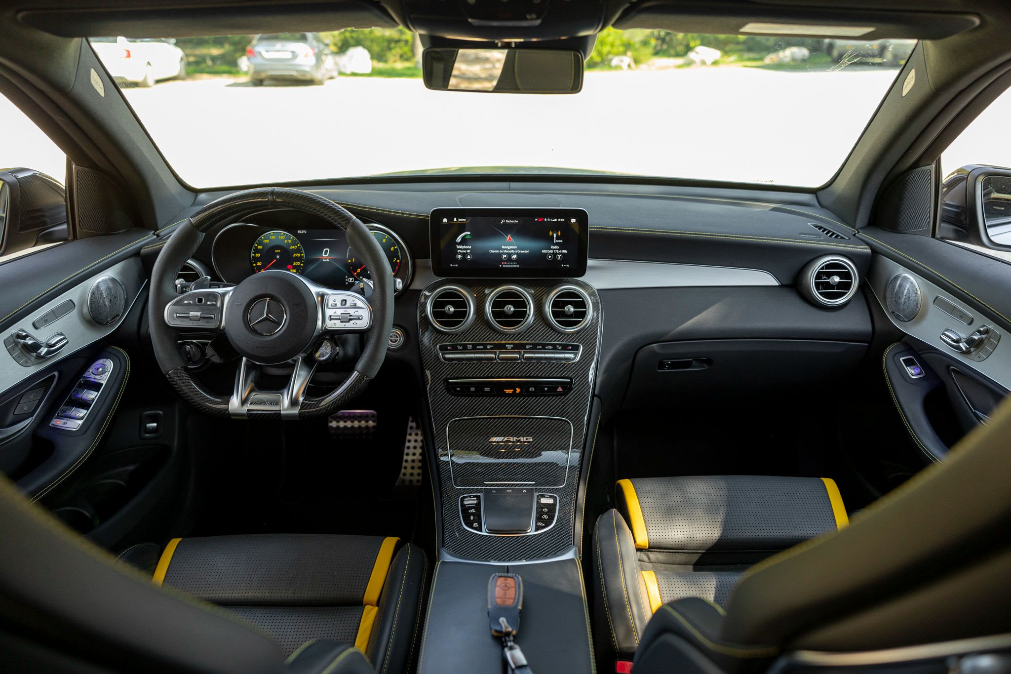 MERCEDES BENZ Classe Glc 63 Amg S 4matic+ 2020 occasion intérieur (1)