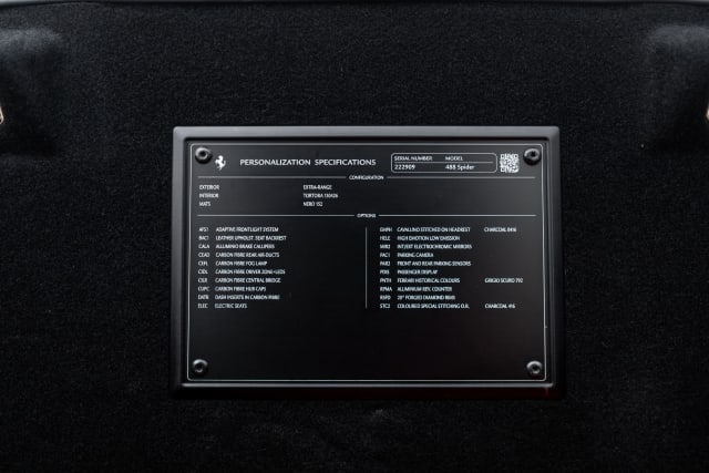 FERRARI 488 Spider  2017 used car