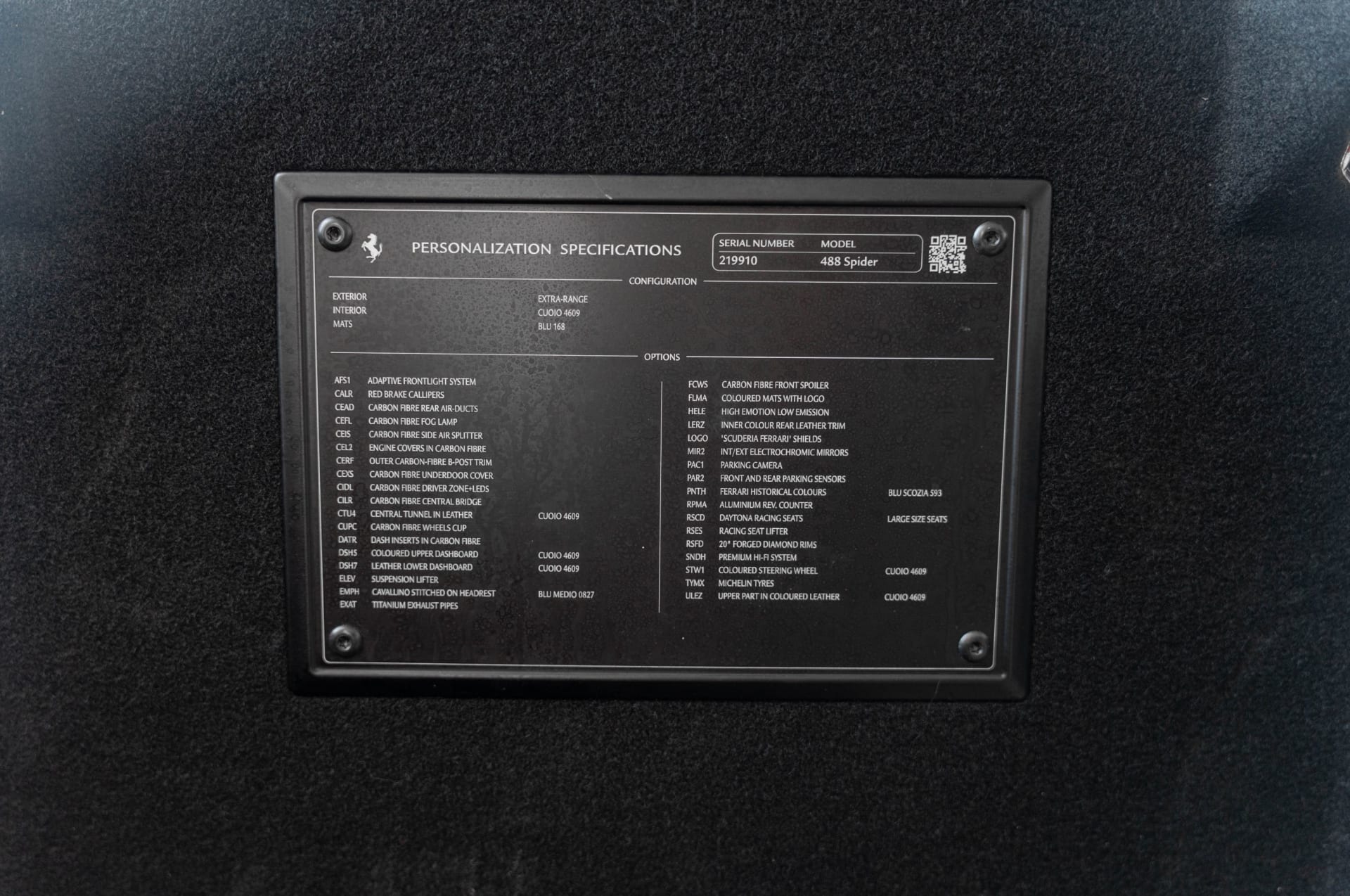 FERRARI 488 Spider Atelier 2016 occasion mécanique (1)
