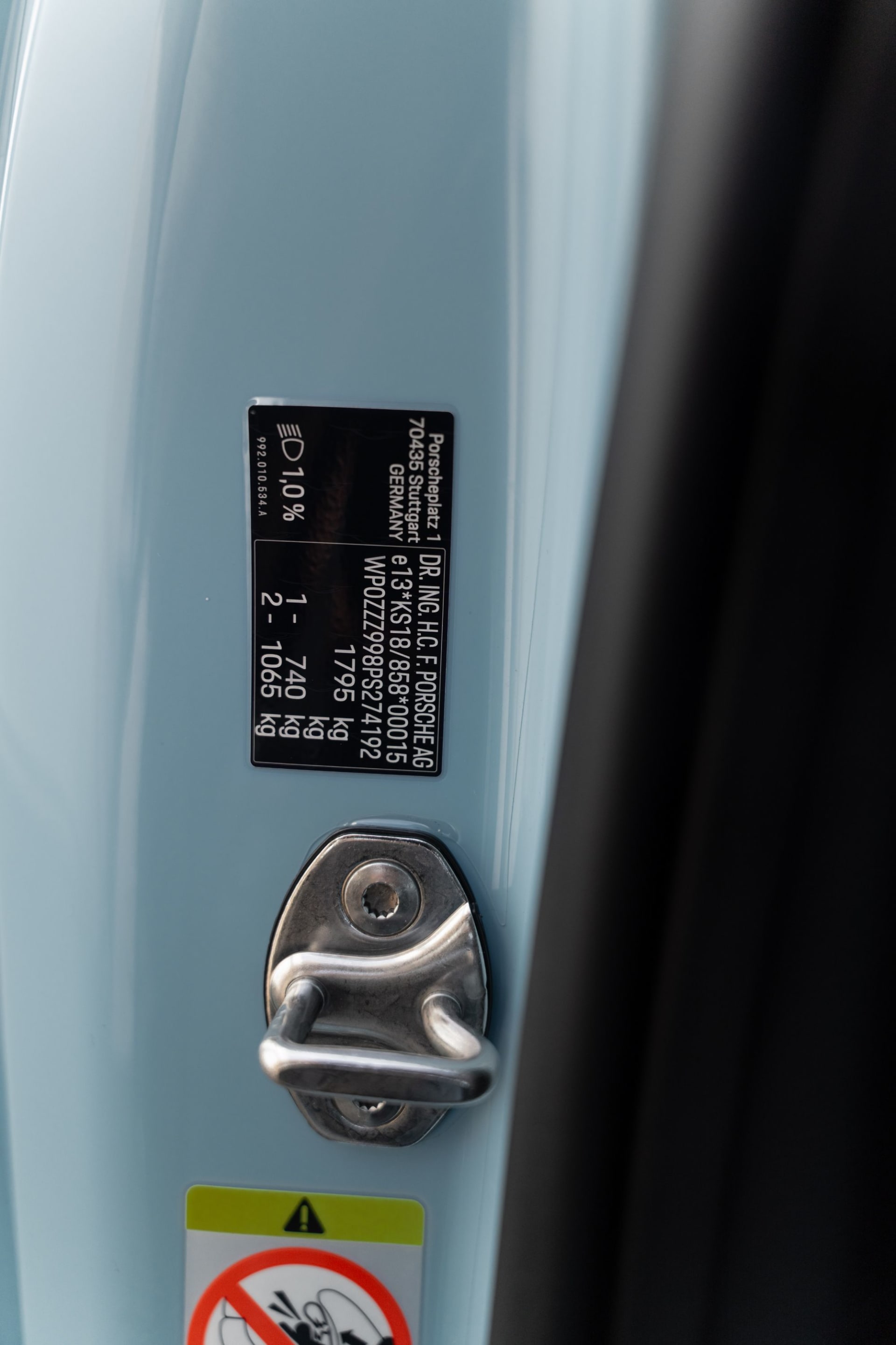 PORSCHE 911 992.1 Gt3 Rs Pts Gulf Blue 2023 occasion mécanique (1)