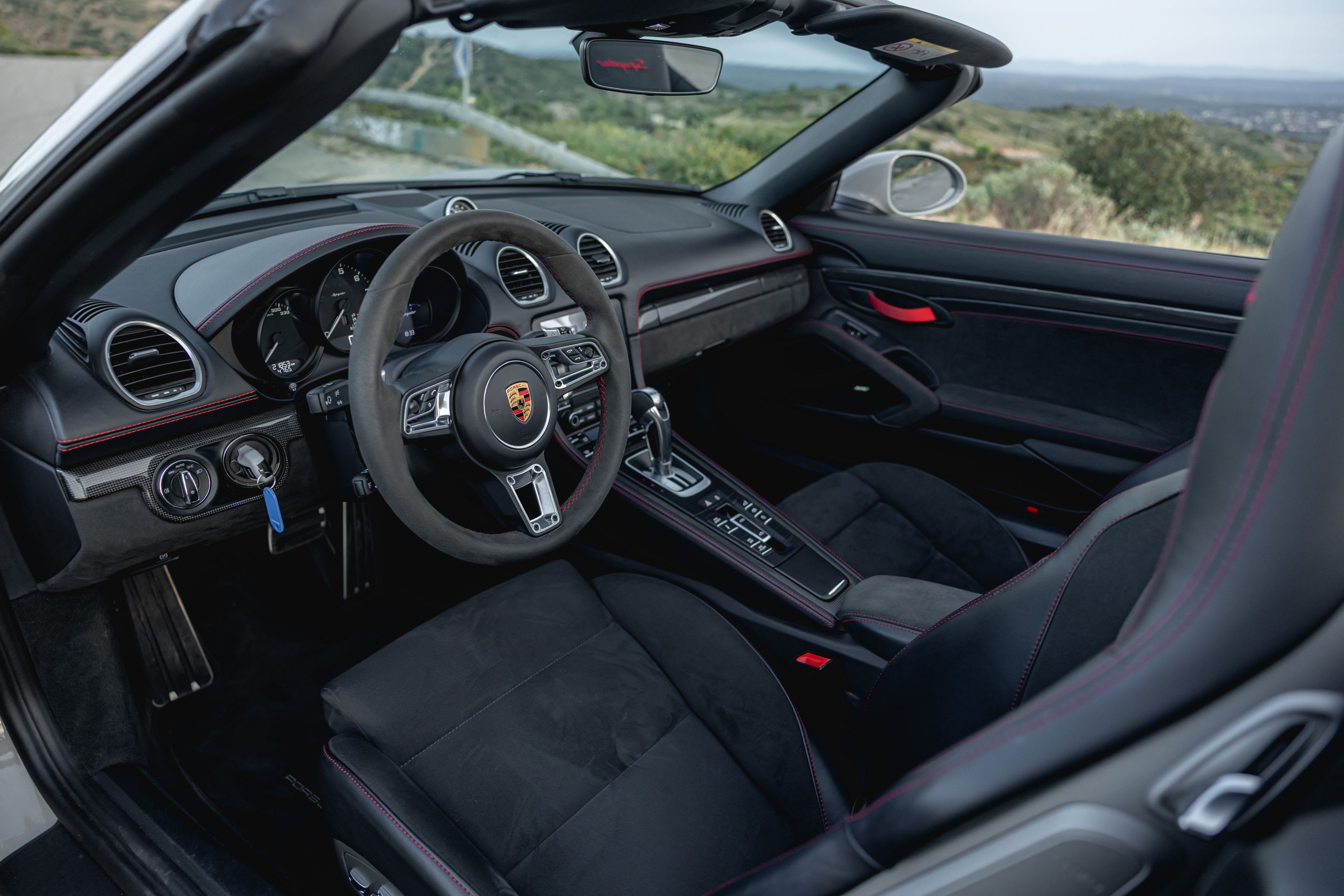 PORSCHE Boxster Type 982 Spyder 4.0 Pdk 2021 occasion intérieur (1)