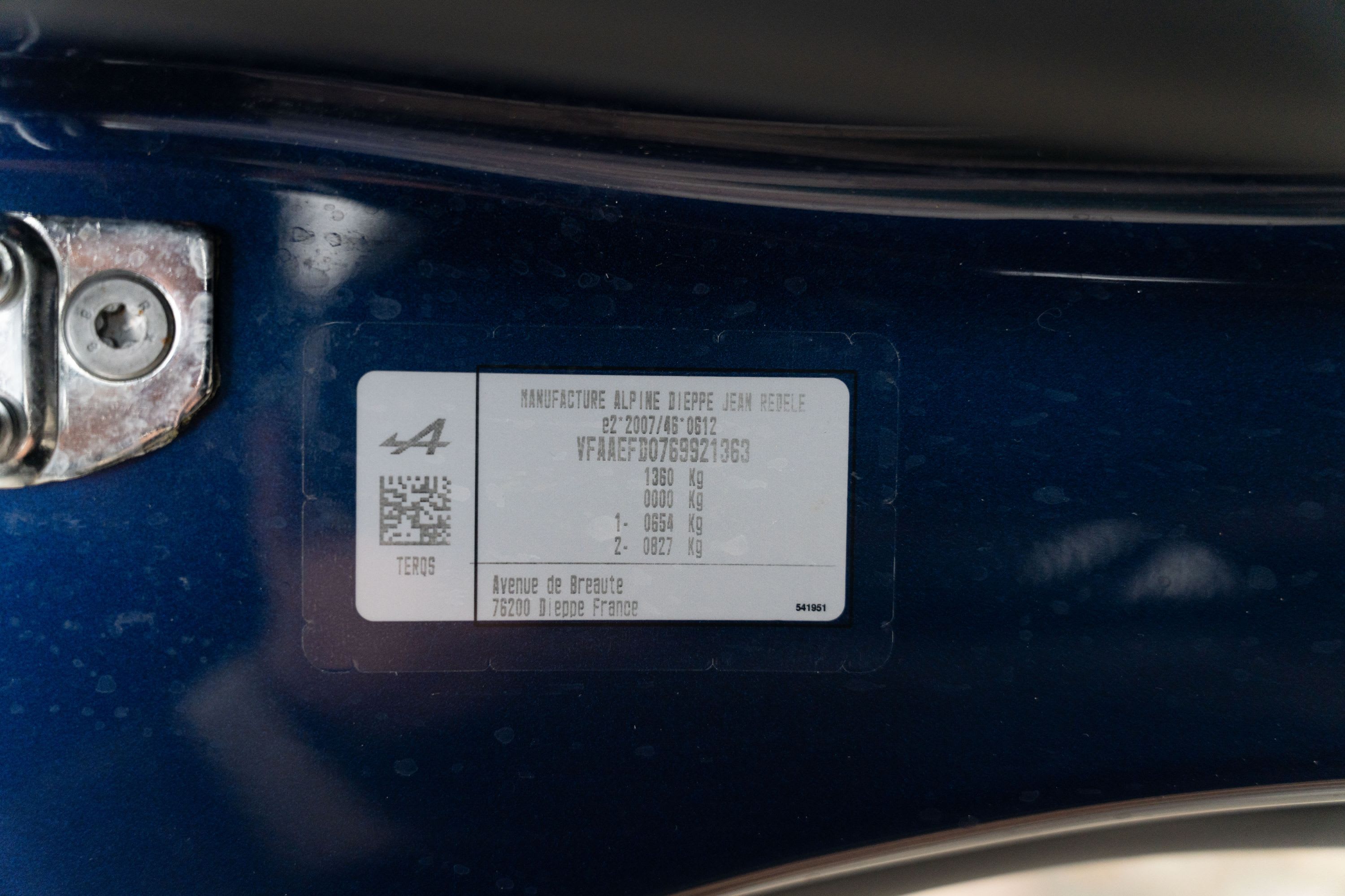 ALPINE A110 Ii 2017-2026 S 2022 occasion mécanique (1)