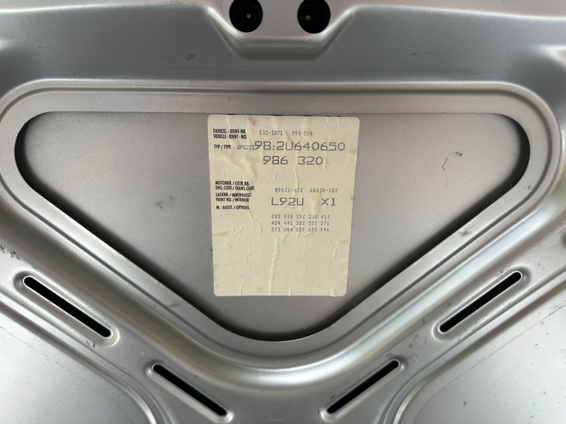 PORSCHE Boxster 986 S 2002