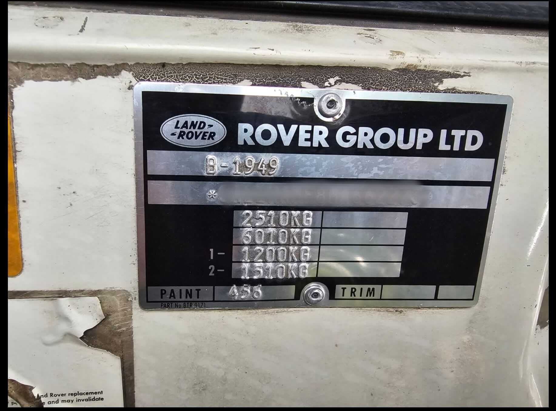 LAND ROVER Range Rover Classic 2.5 D 1996 occasion détails (1)