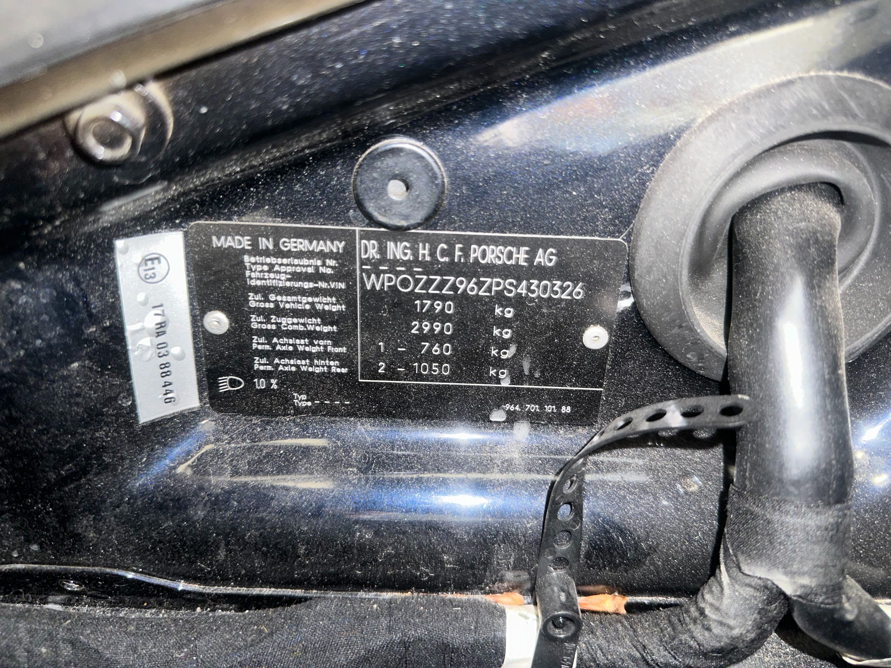 PORSCHE 911 964 Carrera 4 1993 occasion mécanique (1)