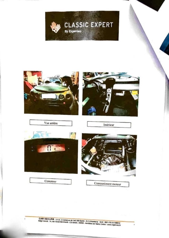 RENAULT Sport Spider Windscreen 1999 used car