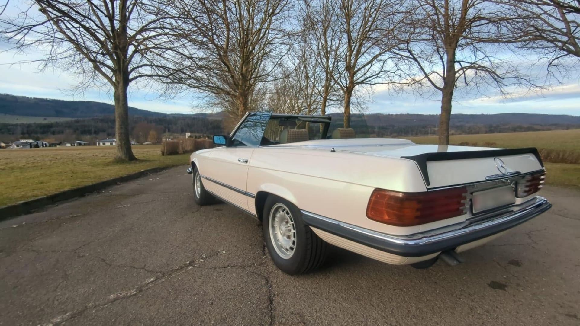 MERCEDES BENZ 280 Sl R107 1982 occasion extérieur (2)