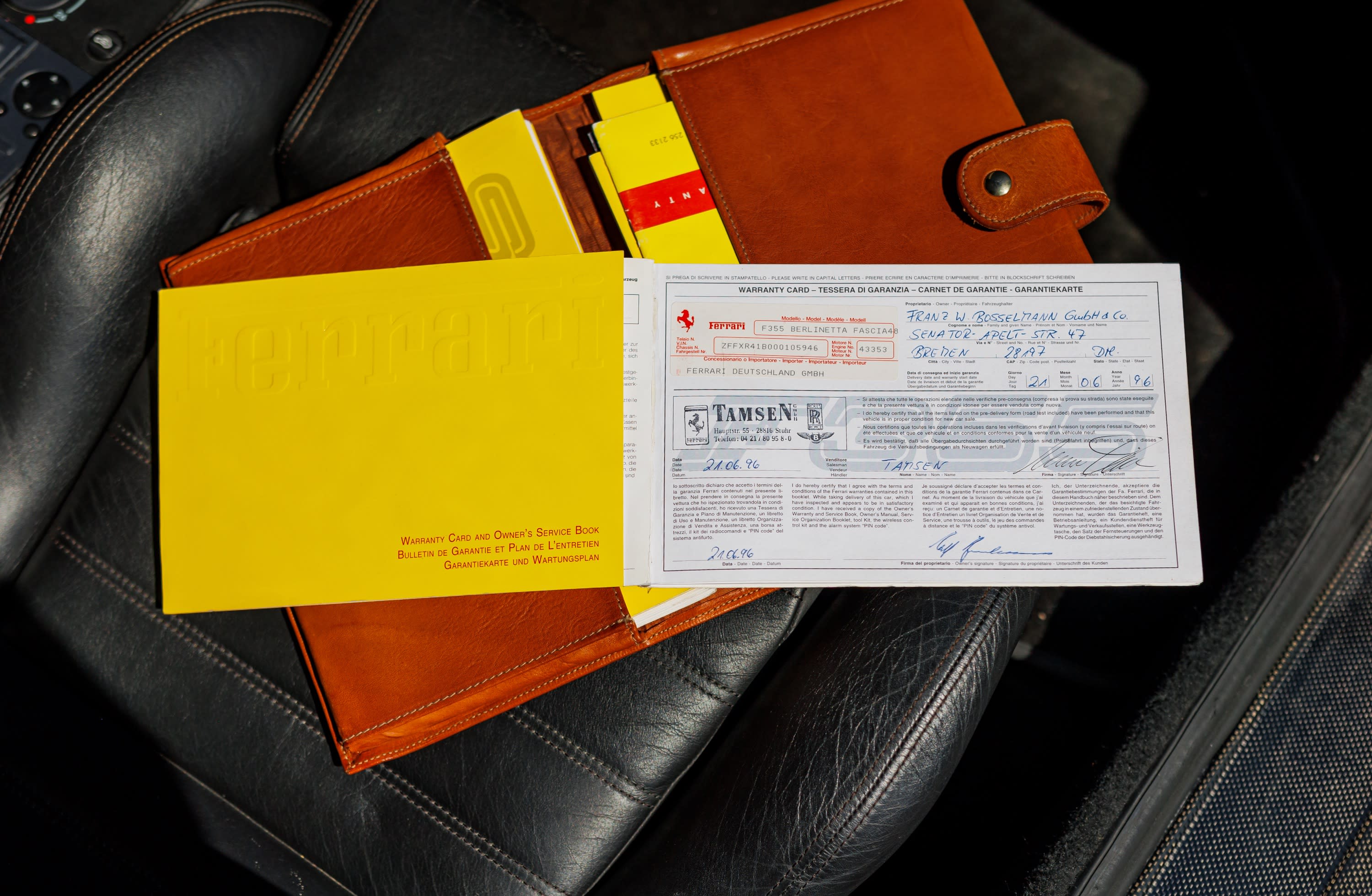 FERRARI F355 Gtb 1996 occasion détails (1)