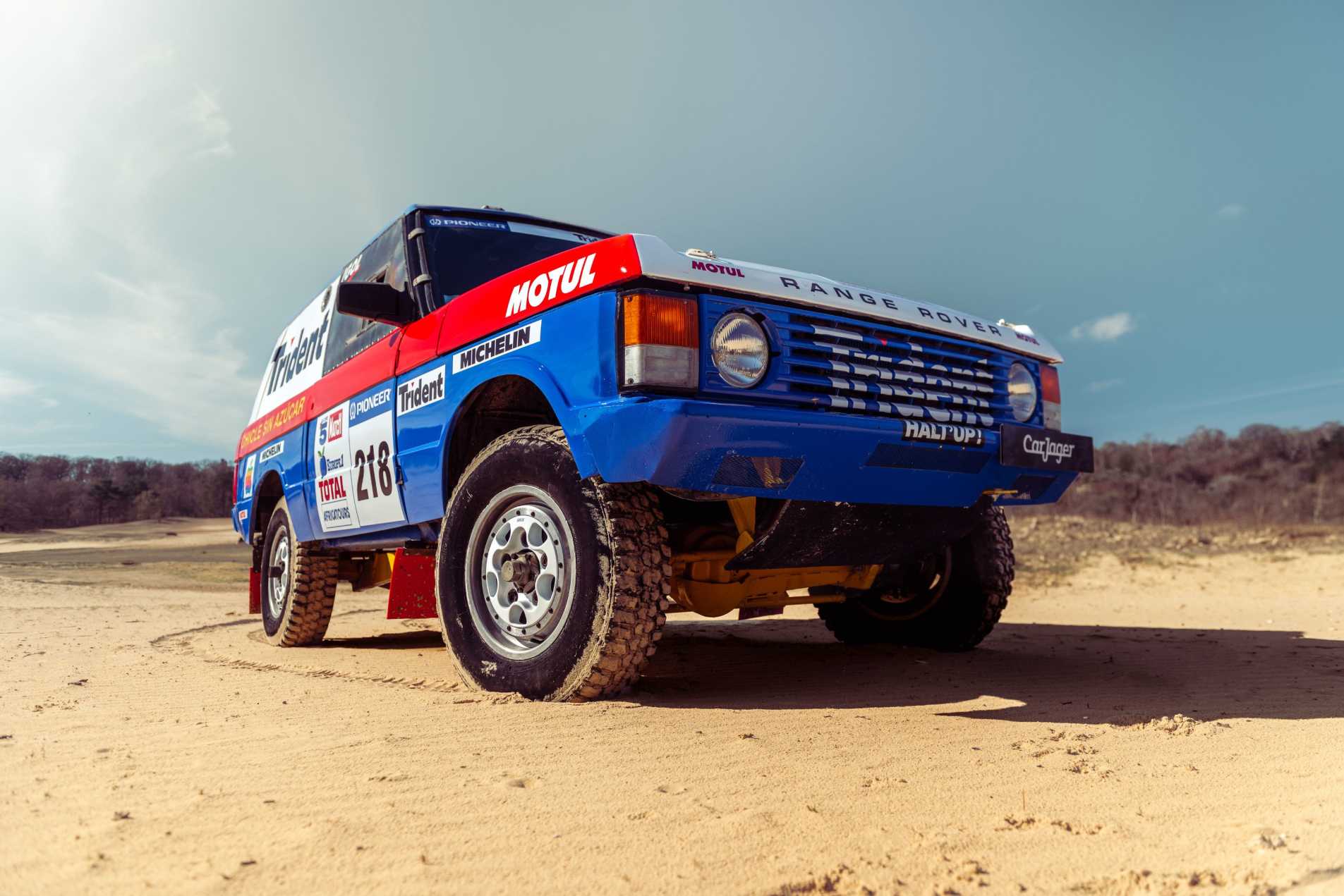 land rover range rover "halt' up!" Dakar